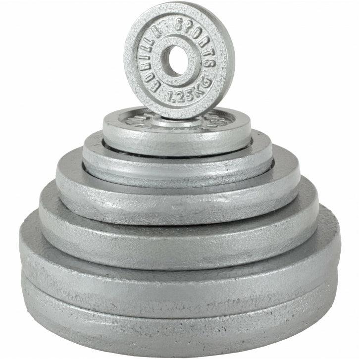 Set de Curl Z y Discos de Pesas de Hierro Fundido - Gorilla Sports ES