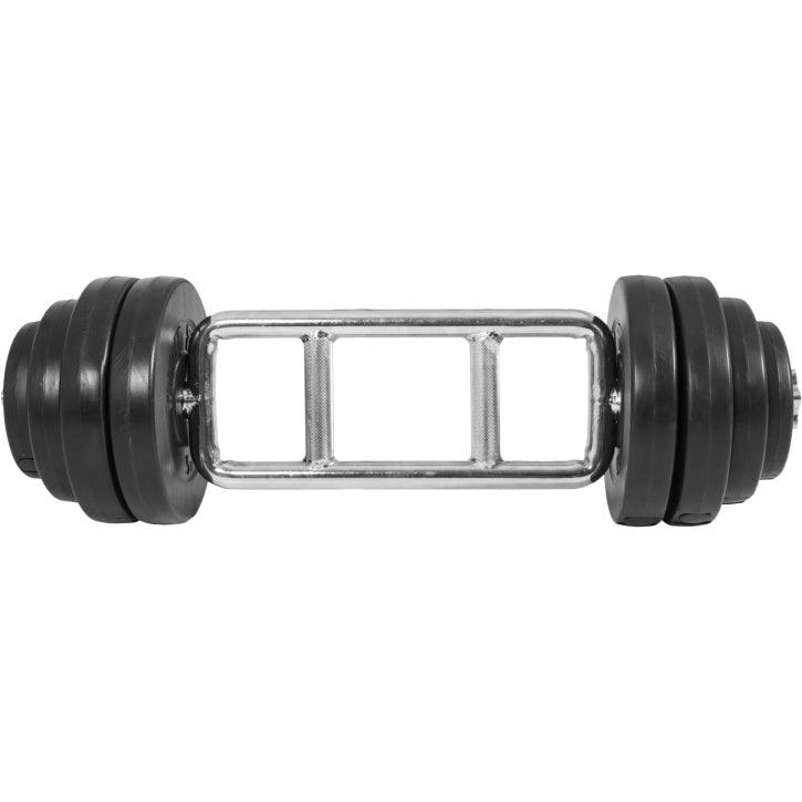 Set de Barra de Tríceps y Discos de Pesas de Plástico - Gorilla Sports ES