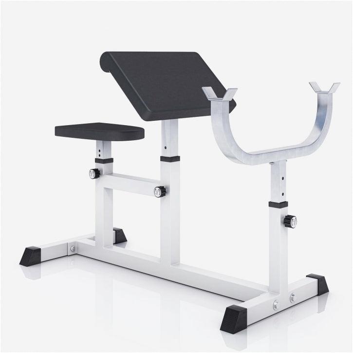 Banco de Musculación con Curl Predicador - Gorilla Sports ES