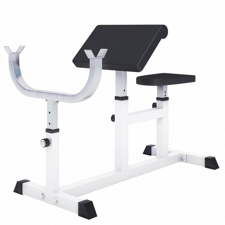 Banco de Musculación con Curl Predicador - Gorilla Sports ES