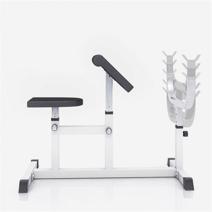 Banco de Musculación con Curl Predicador - Gorilla Sports ES