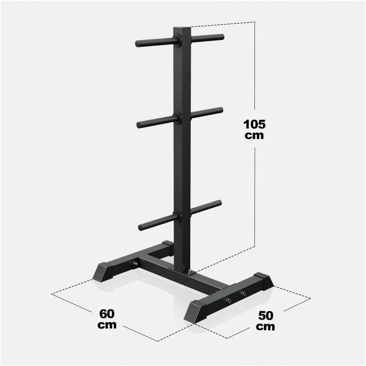 Soporte para Discos de Pesas con 6 postes - Gorilla Sports ES