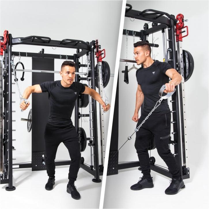 Tirador para Polea - Empuñadura Simple Giratoria - Gorilla Sports ES