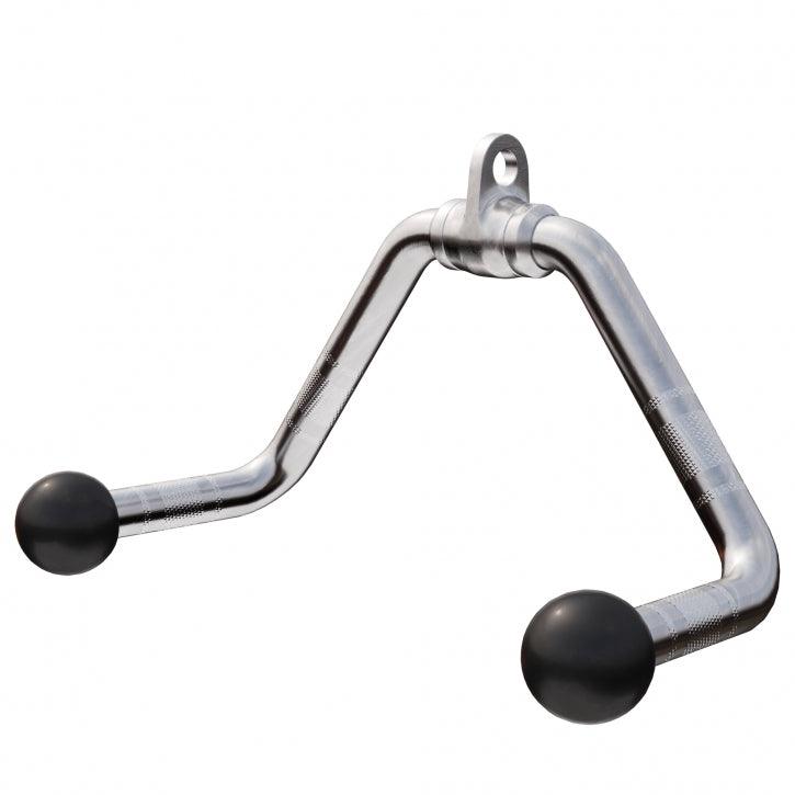 Tirador para Polea - Remo ancho con topes de goma - Gorilla Sports ES