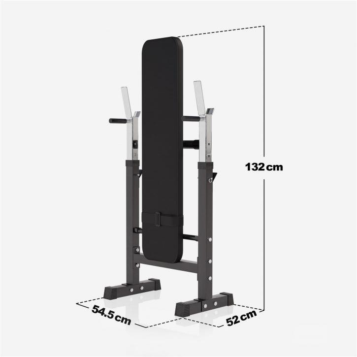Banco de Musculación con Set de Pesas de Plástico - Gorilla Sports ES