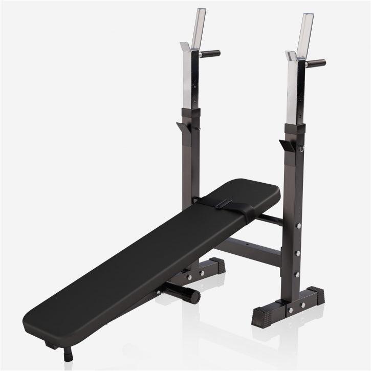 Banco de Musculación con Set de Pesas de Plástico - Gorilla Sports ES