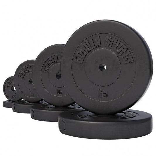 Disco de Pesas de Plástico 1,25 - 15 kg - Gorilla Sports ES