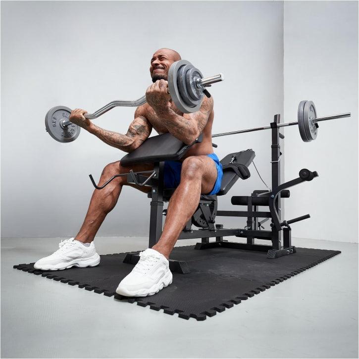 Protector de Suelo - 8 baldosas sin bordes - Gorilla Sports ES