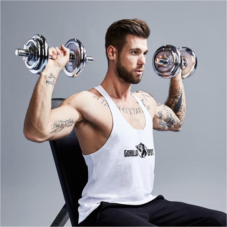 Disco de Pesas de Hierro Fundido Cromado 0,5 - 30 kg - Gorilla Sports ES