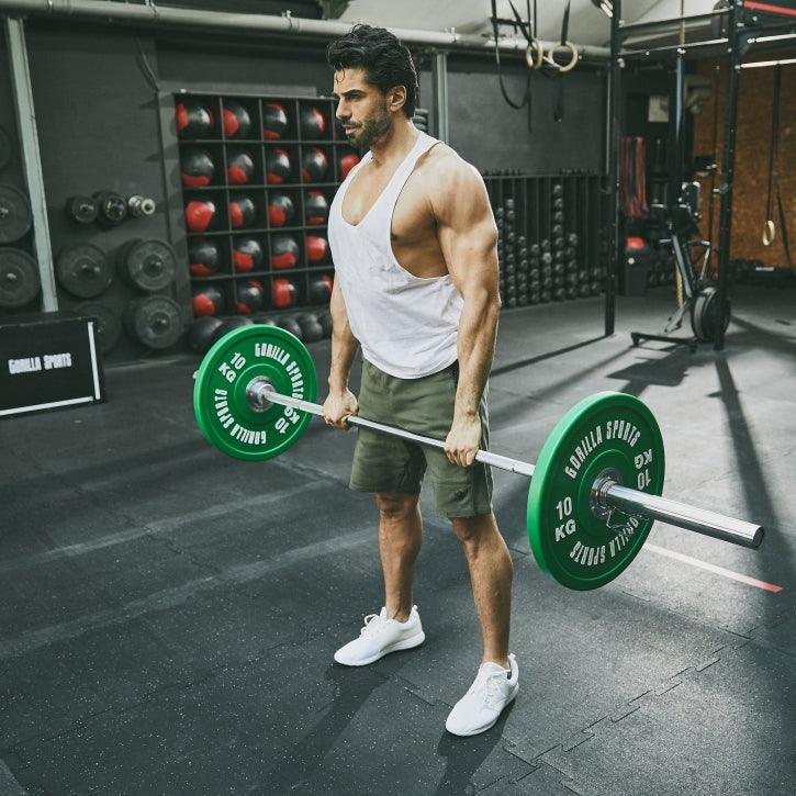 Barra de Pesas Olímpica 220 cm - Gorilla Sports ES