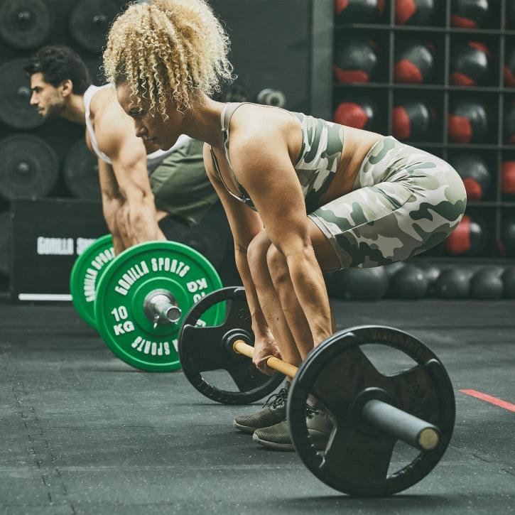 Barra de Pesas Olímpica 220 cm - Gorilla Sports ES