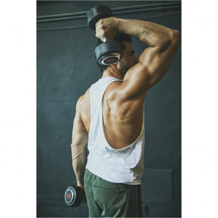 Mancuerna fija de Goma 2,5 - 50 kg - Gorilla Sports ES