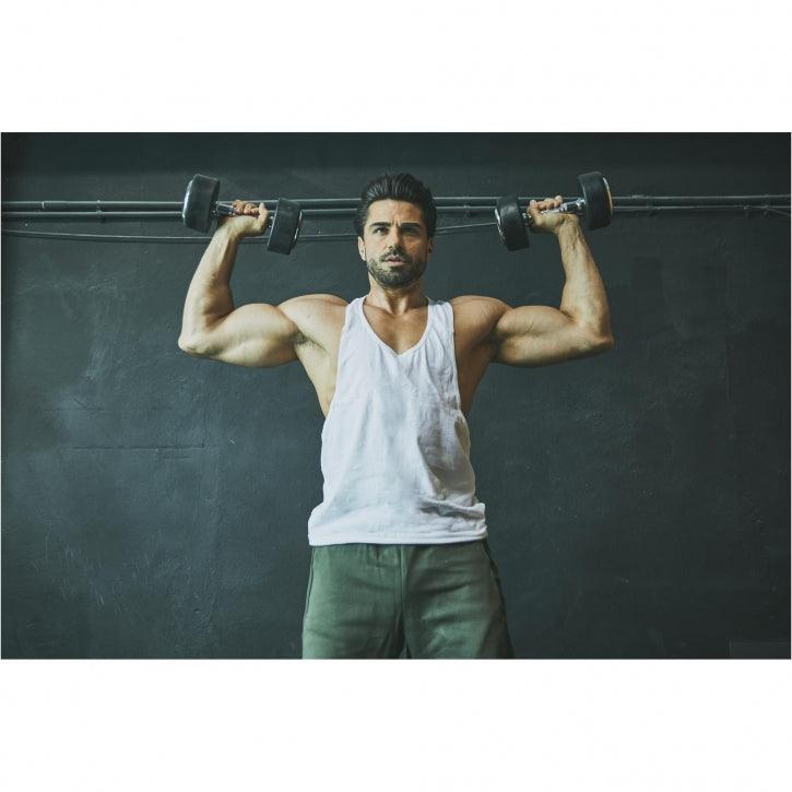 Mancuerna fija de Goma 2,5 - 50 kg - Gorilla Sports ES