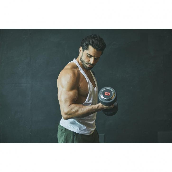 Mancuerna fija de Goma 2,5 - 50 kg - Gorilla Sports ES