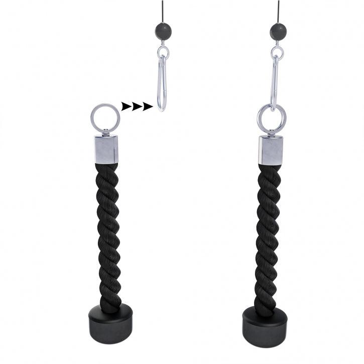 Tirador para Polea - Cuerda de Nylon Simple - Gorilla Sports ES