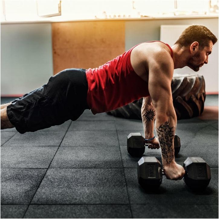 Alfombra Protectora para Suelo con Baldosas sin Borde - Gorilla Sports ES