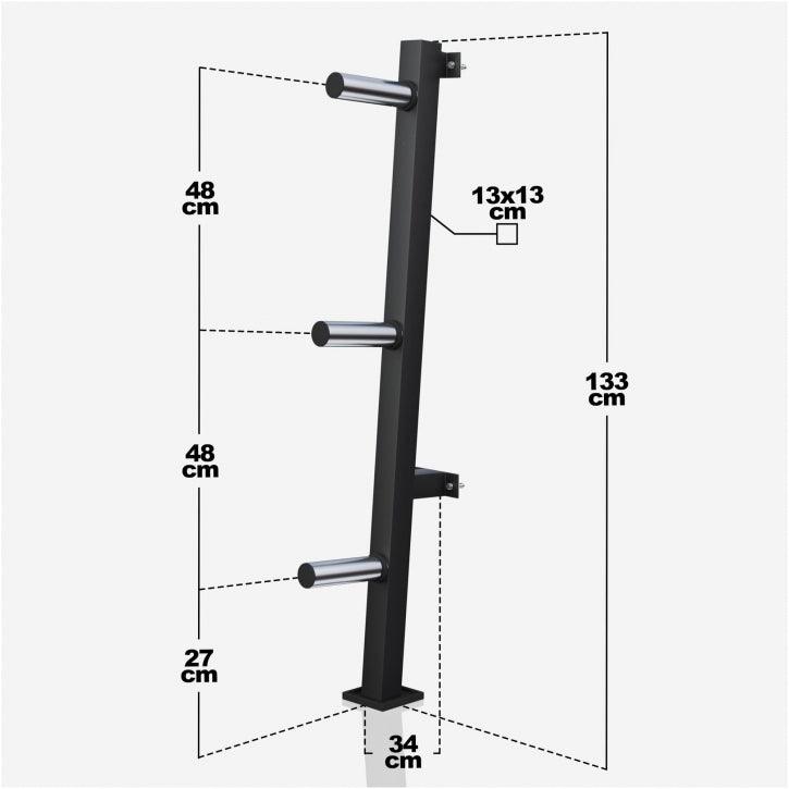 Soporte para Discos Olímpicos de Pared - Gorilla Sports ES