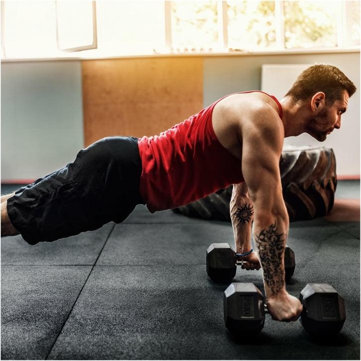 Alfombra Protectora para Suelo con Baldosas sin Borde - Gorilla Sports ES