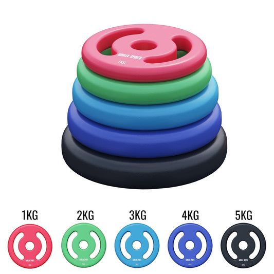 Set de Discos de Pesas de Neopreno - Gorilla Sports ES