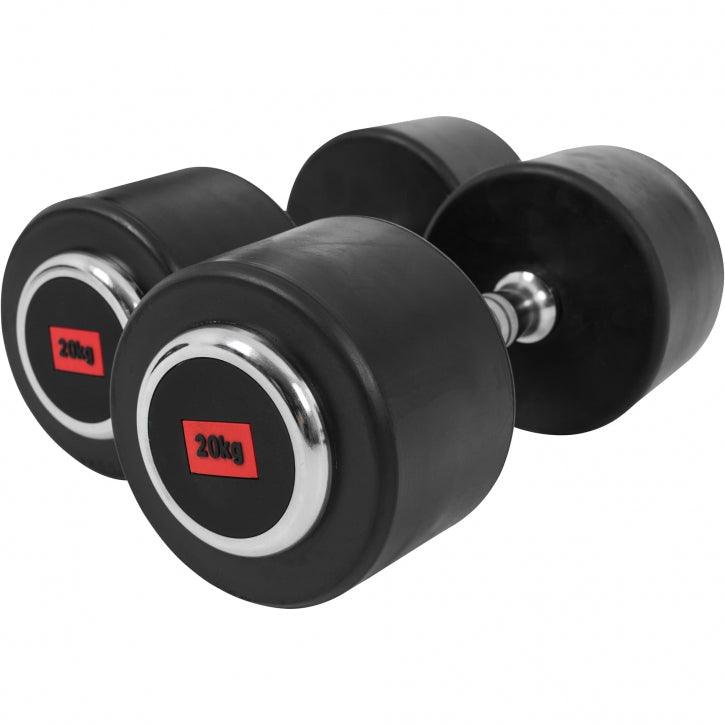 Mancuerna fija de Goma 2,5 - 50 kg - Gorilla Sports ES