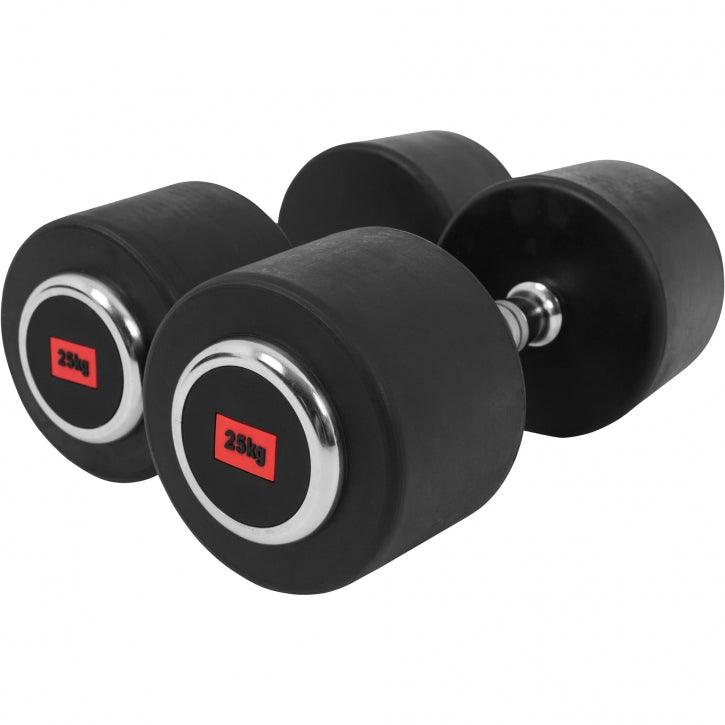 Mancuerna fija de Goma 2,5 - 50 kg - Gorilla Sports ES