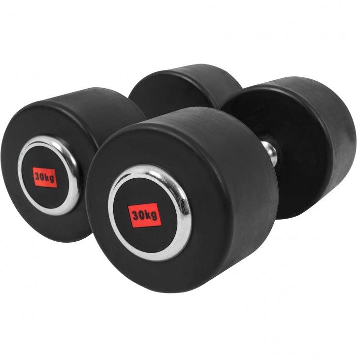 Mancuerna fija de Goma 2,5 - 50 kg - Gorilla Sports ES