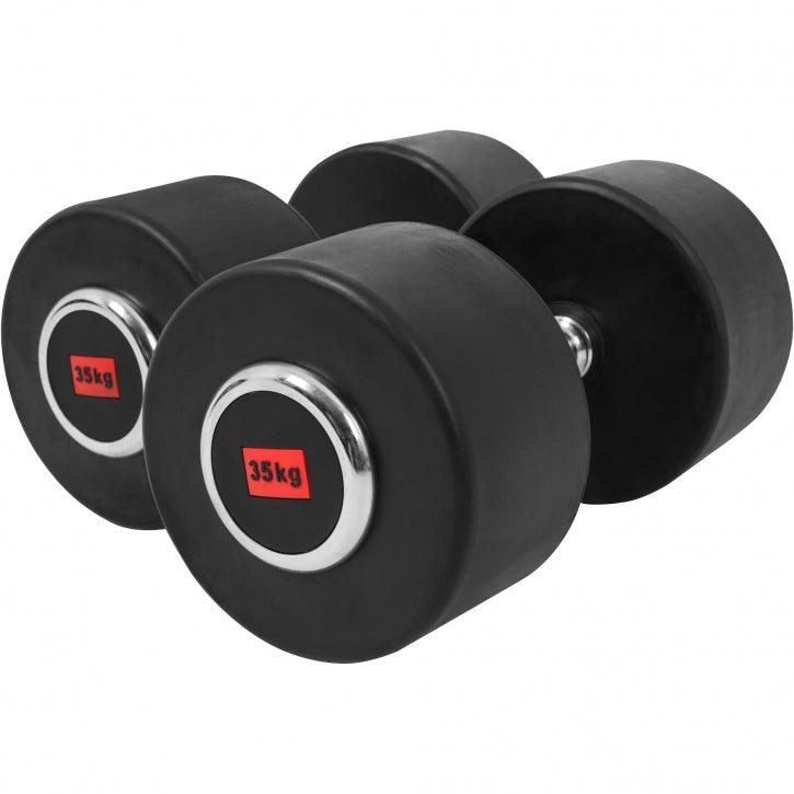 Mancuerna fija de Goma 2,5 - 50 kg - Gorilla Sports ES