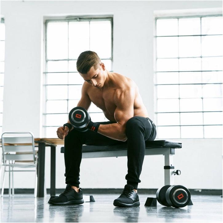 Mancuerna fija de Goma 2,5 - 50 kg - Gorilla Sports ES