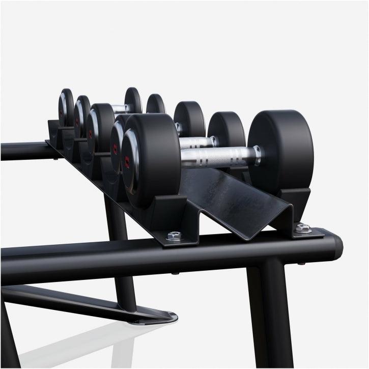 Soporte para Mancuernas con 2 Niveles y Set de 90 kg - Gorilla Sports ES