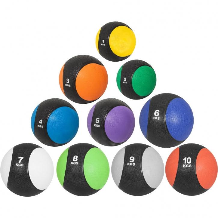Balón Medicinal de Goma 1 - 10 kg - Gorilla Sports ES