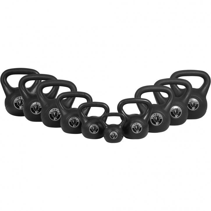 Kettlebell de Plástico 2 kg - 20 kg - Gorilla Sports ES