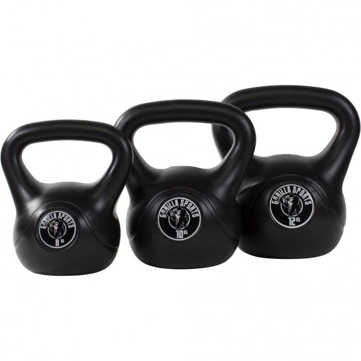 Kettlebell de Plástico 2 kg - 20 kg - Gorilla Sports ES