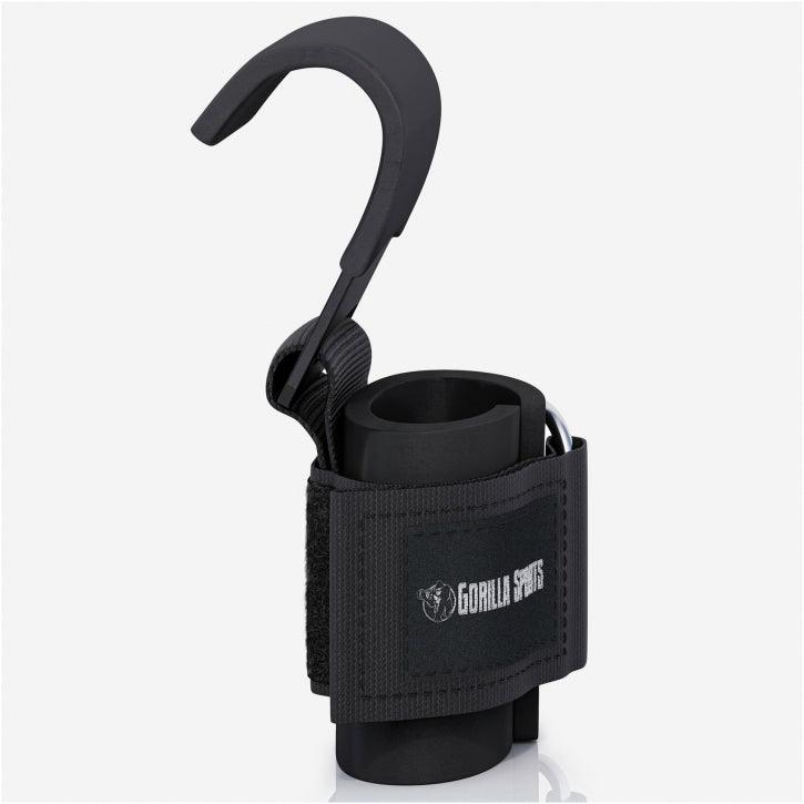 Ganchos con Muñequera de Elevación para Pesas - Gorilla Sports ES