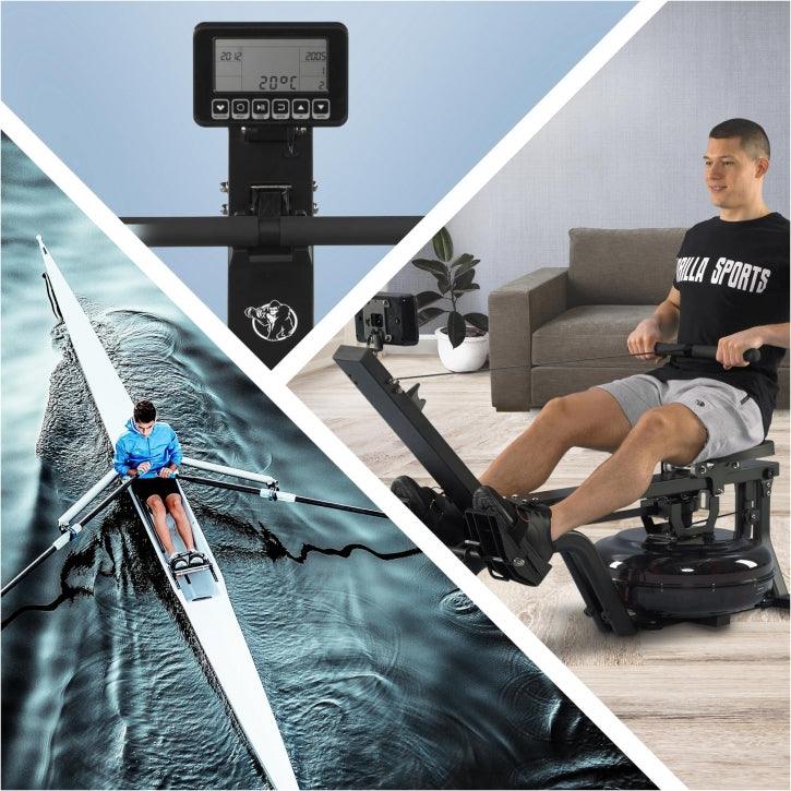 Máquina de Remo de Agua Hydro Rower - Gorilla Sports ES