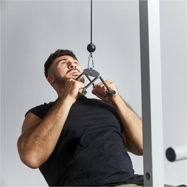 Set de Tiradores Para Polea - Remo + Cuerda - Gorilla Sports ES