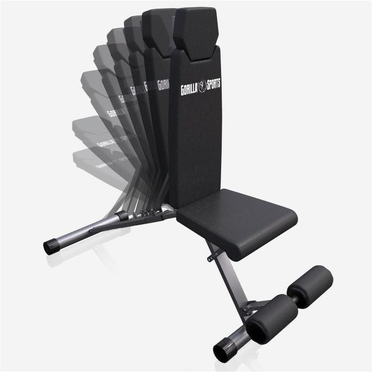 Banco de Musculación Plegable - Gorilla Sports ES