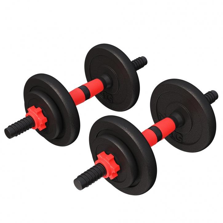 Set de Mancuernas de Hierro Fundido 25 mm - Gorilla Sports ES