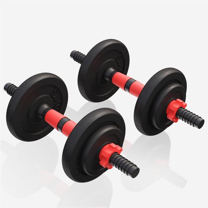 Set de Mancuernas de Hierro Fundido 25 mm - Gorilla Sports ES