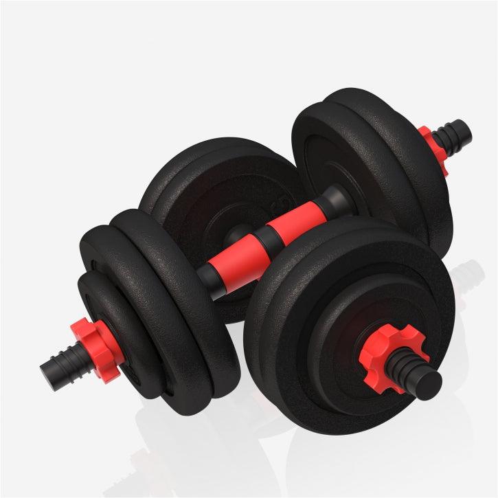 Set de Mancuernas de Hierro Fundido 25 mm - Gorilla Sports ES