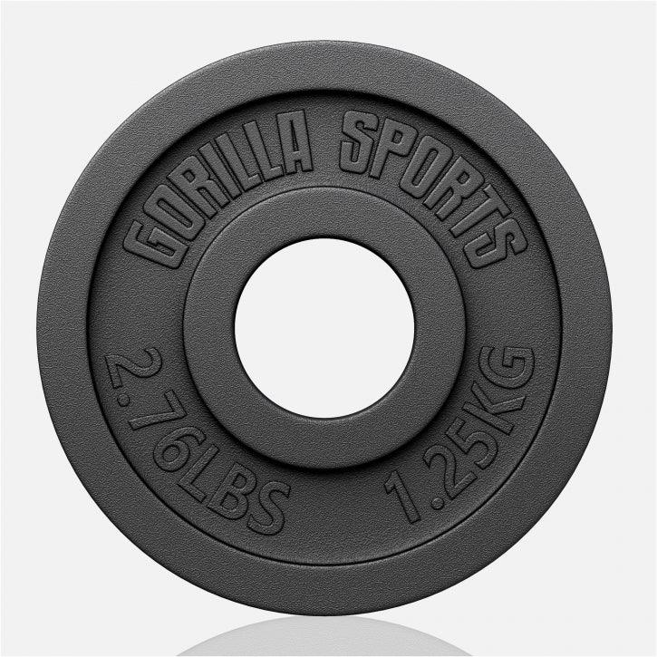 Disco de Pesas Olímpico de Hierro Fundido 1,25 - 25 kg - Gorilla Sports ES
