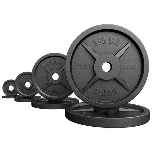 Disco de Pesas Olímpico de Hierro Fundido 1,25 - 25 kg - Gorilla Sports ES