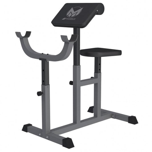 Banco de Musculación con Curl Predicador E-Series - Gorilla Sports ES