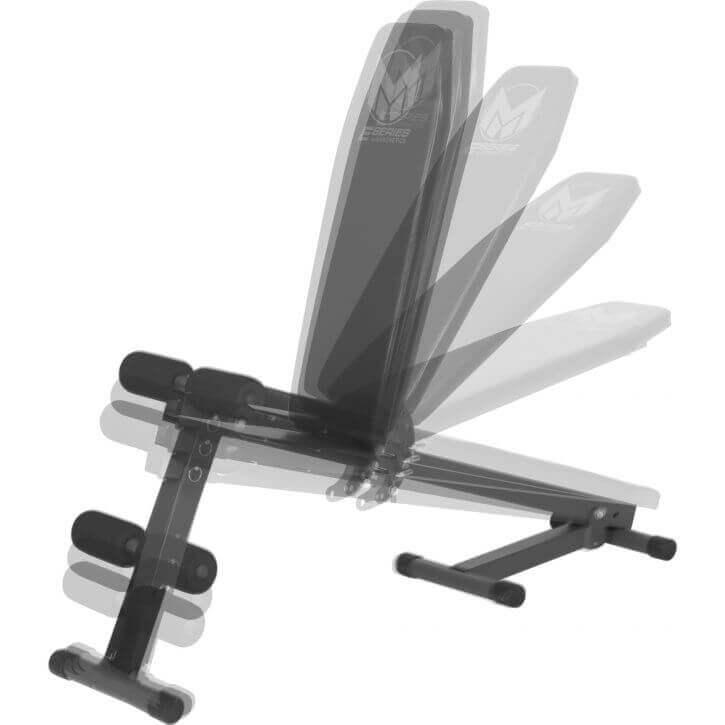 Banco Inclinado para Entrenamiento Abdominal E-Series - Gorilla Sports ES