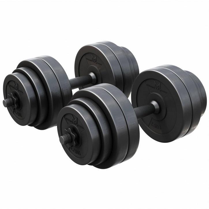 Set de Mancuernas 25 mm E-Series 20 30 kg – Gorilla Sports