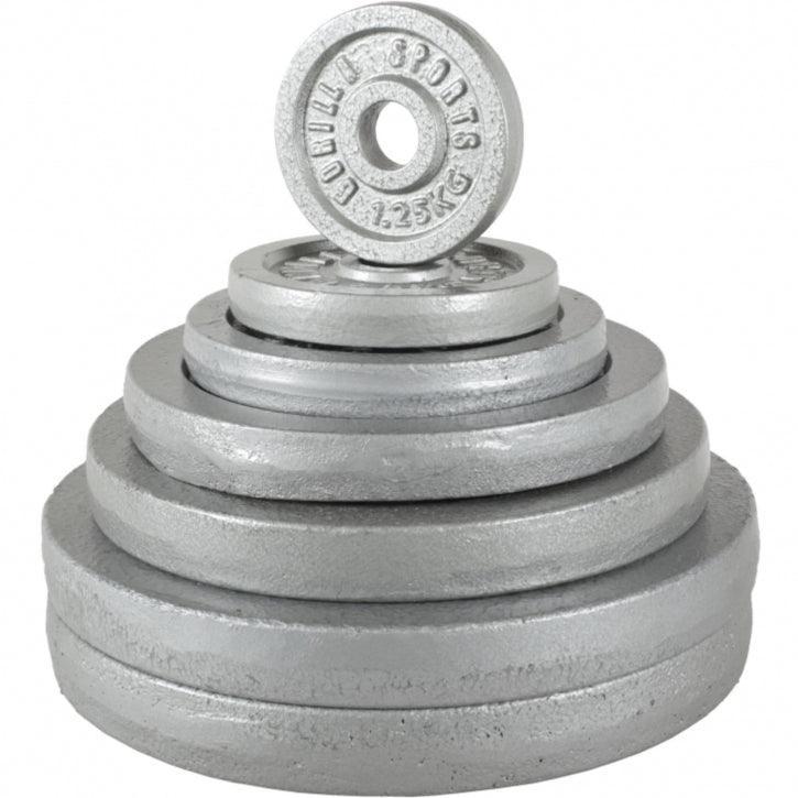 Set de Curl Z y Discos de Pesas de Hierro Fundido - Gorilla Sports ES