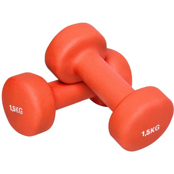 Set de mancuernas de gimnasia de 10 kg con maletín