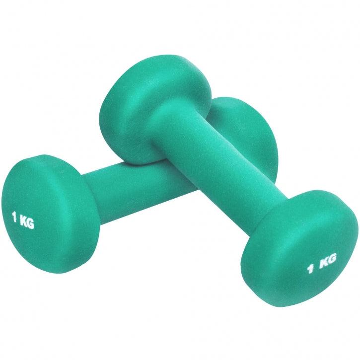 Set de mancuernas de gimnasia de 10 kg con maletín