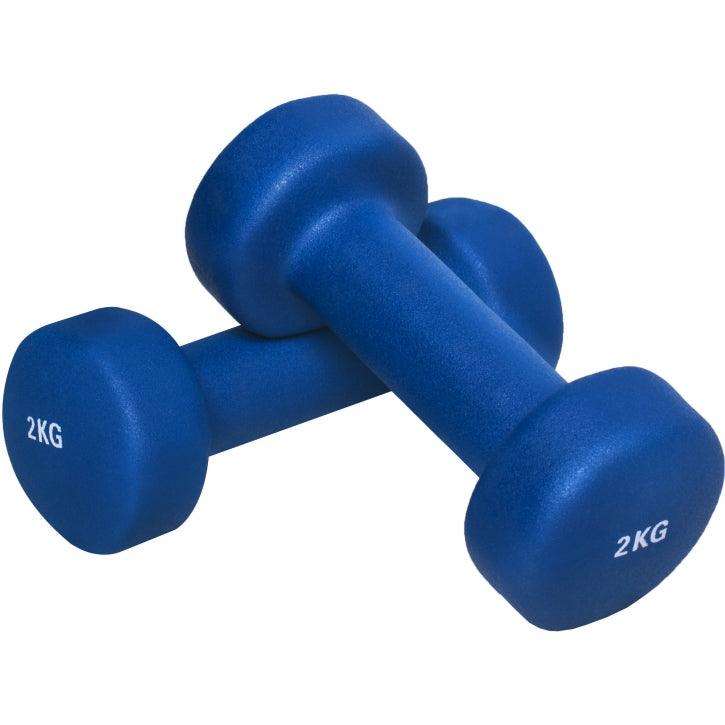 Set de mancuernas de gimnasia de 10 kg con maletín