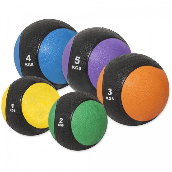 Set de Balones Medicinales de 15 kg + Soporte - Gorilla Sports ES