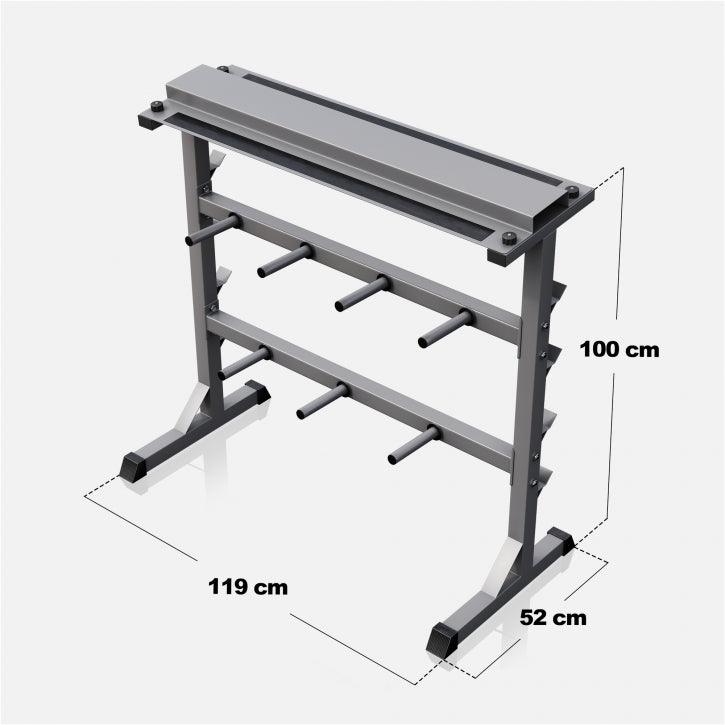 Soporte para Barras y Discos de Pesas - Gorilla Sports ES